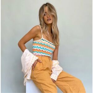 VRG GRL Long Lunch Knit Cami- Multi